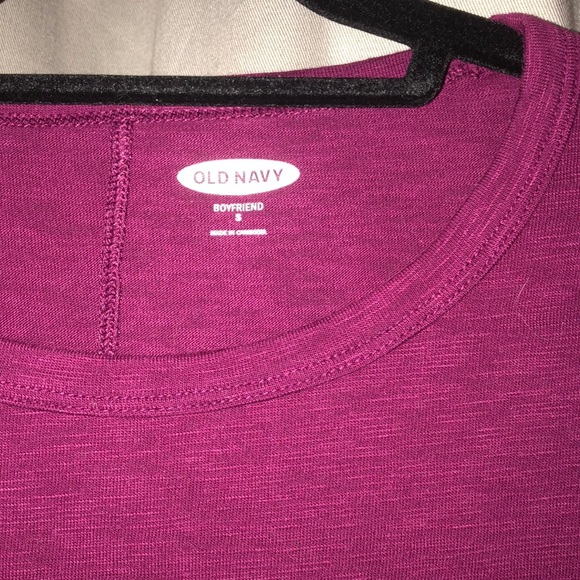 Berry colored pocket tee - Picture 4 of 4